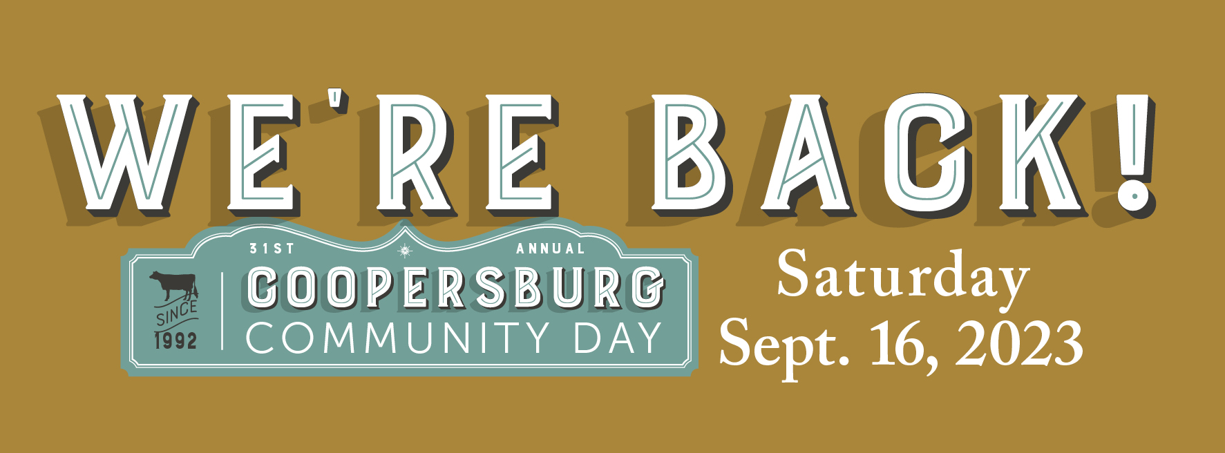 We are excited that this year’s Coopersburg Community Day event is back